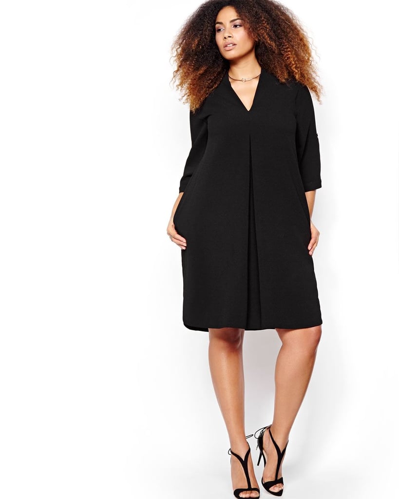 Addition Elle's Michel Studio V-Neck Tunic With Roll-Up Sleeves