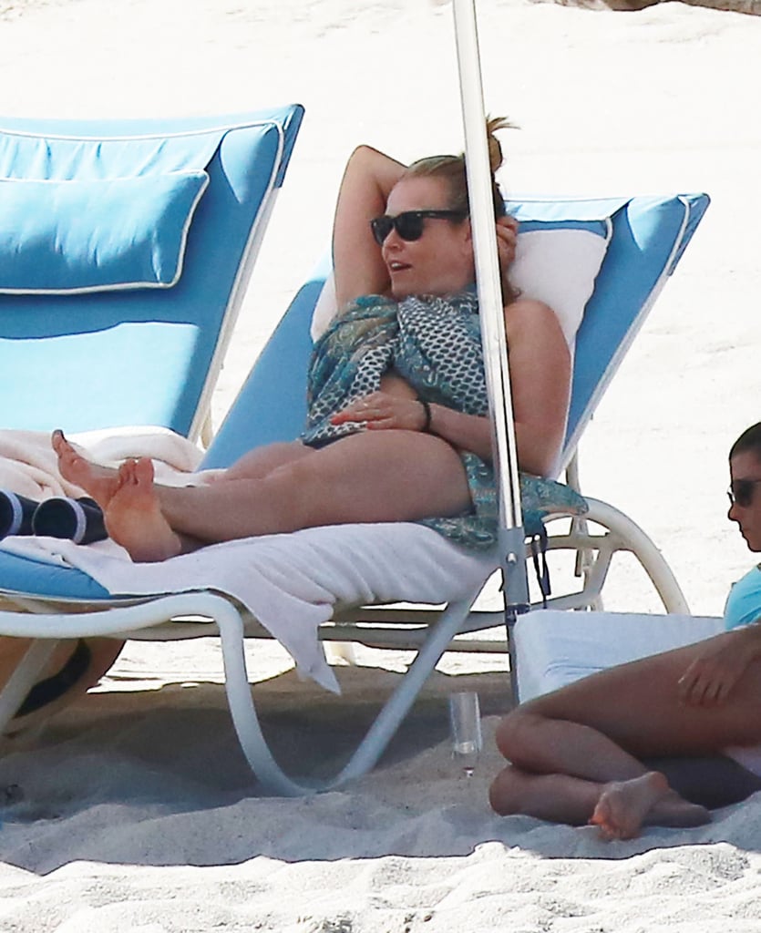 Chelsea Handler Wears Underwear on Beach March 2016