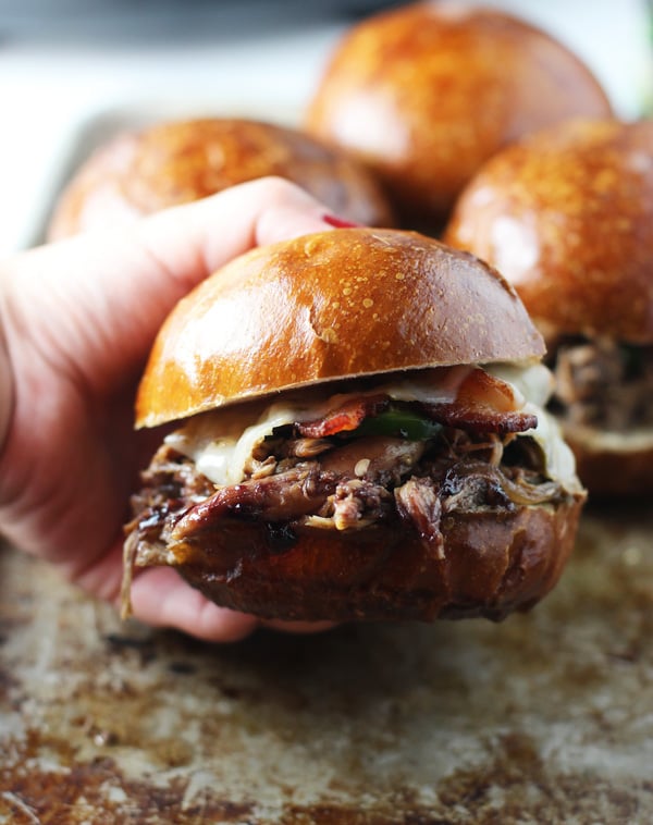 Slow-Cooker Blackberry and Jalapeño Chicken Sandwiches