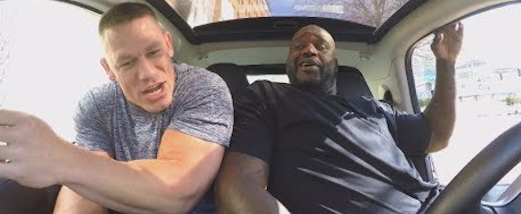 Shaq and John Cena Cram Into a Tiny Car For Carpool Karaoke
