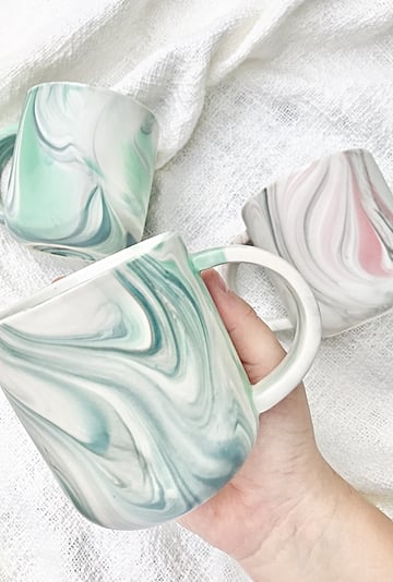 Shop These Pretty Marble Mugs From Cost Plus World Market