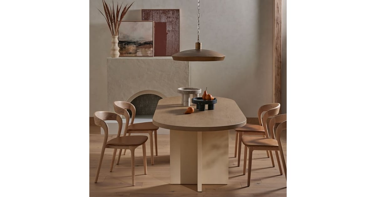 A Sophisticated Dining Table TLeg Wood Dining Table Best Dining