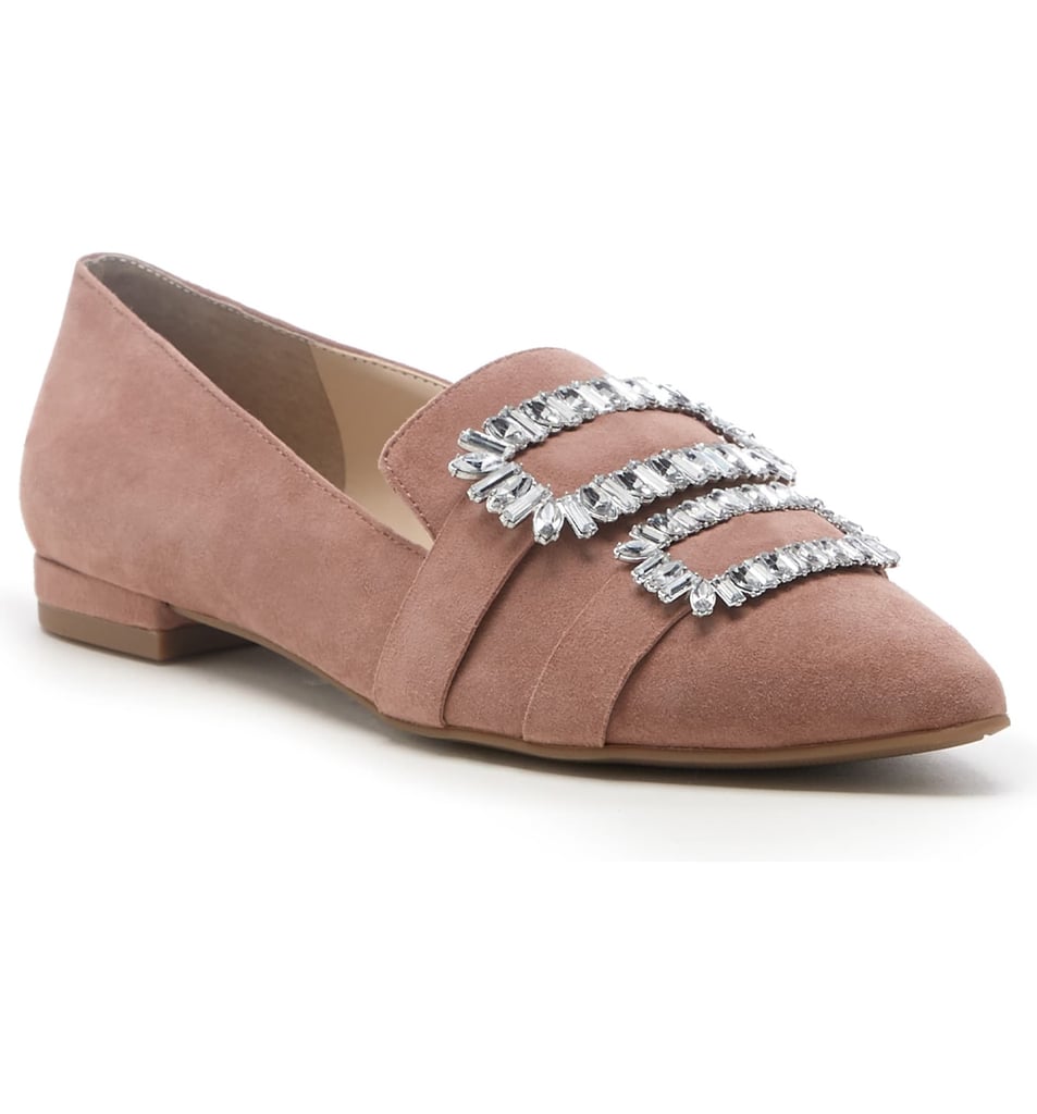 Sole Society Kelynn Crystal Buckle Flats | Best Women's Flats on Sale ...