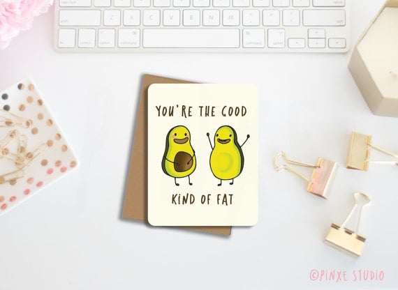 Funny Avocado Pregnancy Card