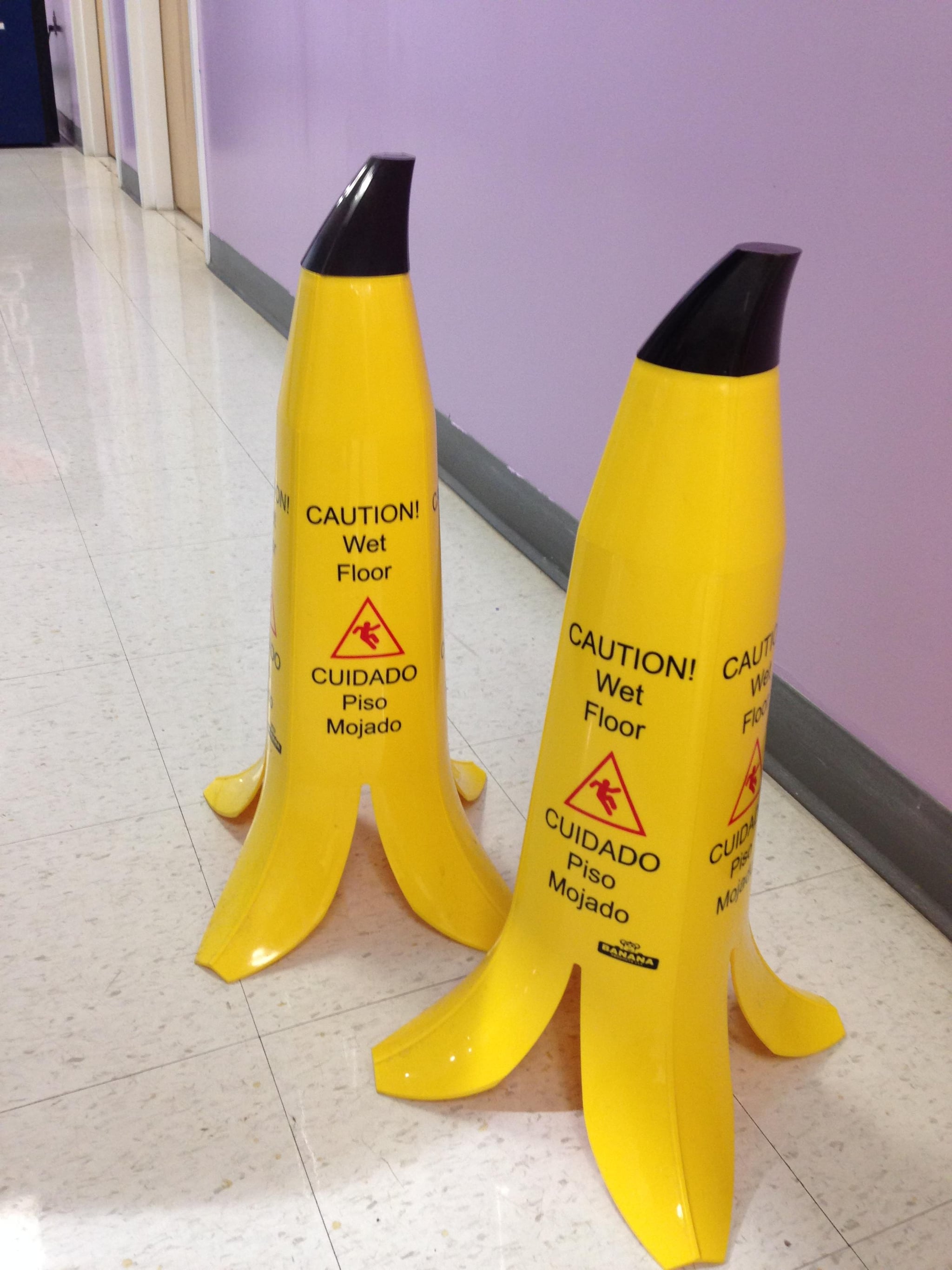 These Banana Peel Wet Floor Signs It S Impossible To