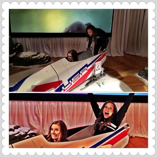 Lolo goofed off in a bobsled in February 2013 with fellow Summer Olympian Alex Morgan, who played soccer for Team USA during the 2012 Games. "Recruiting @alexmorgan13 to join the USA Bobsled Team," she said. (Spoiler alert: Alex didn't go for it.)
Source: Instagram user lolojones