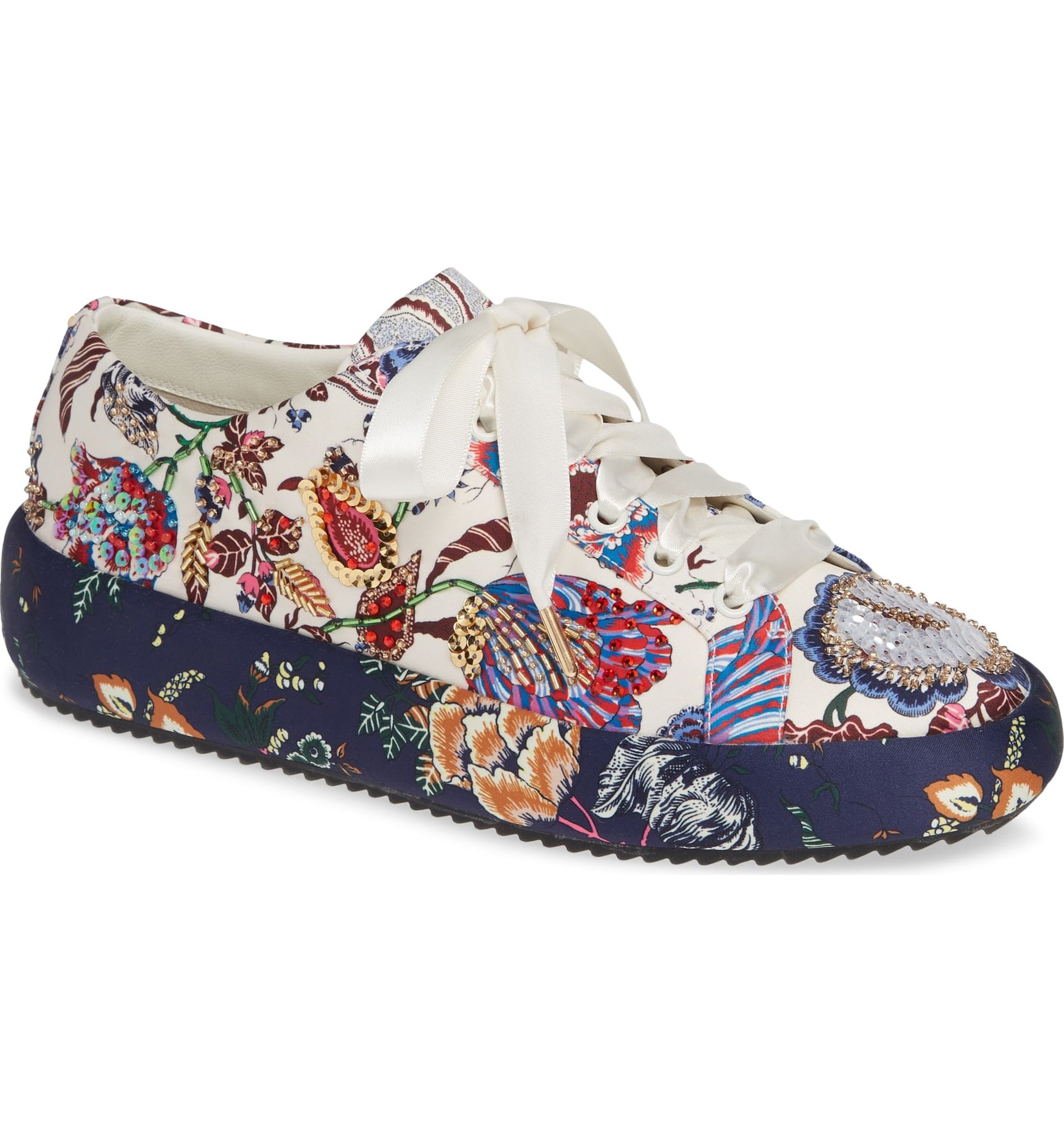 tory burch embellished sneakers