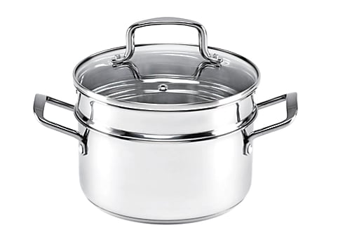 Our Table 3 qt. Stainless Steel Covered Soup Pot