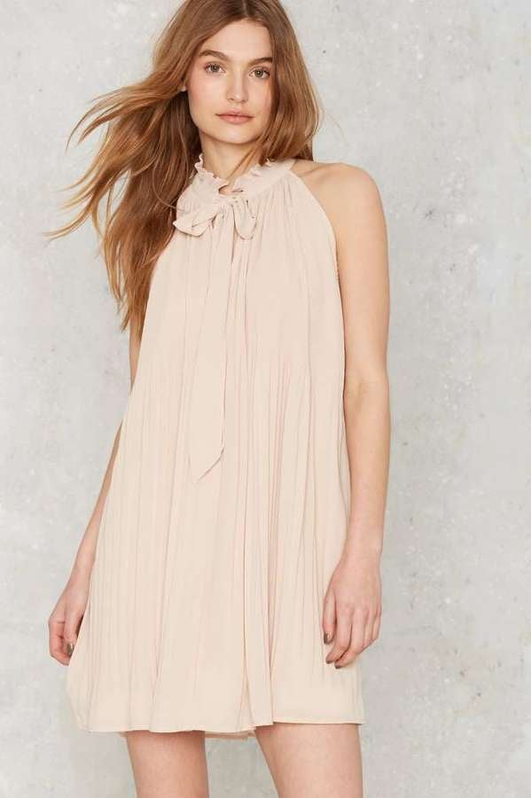 Factory Fold You So Pleated Dress ($58)