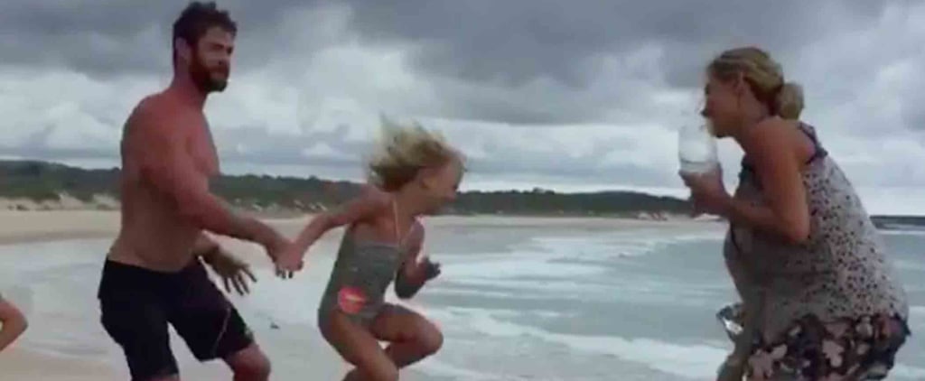 Chris Hemsworth Jump Roping With His Kids