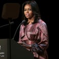 Michelle Obama Made a Floral Silk Robe Totally Business Appropriate