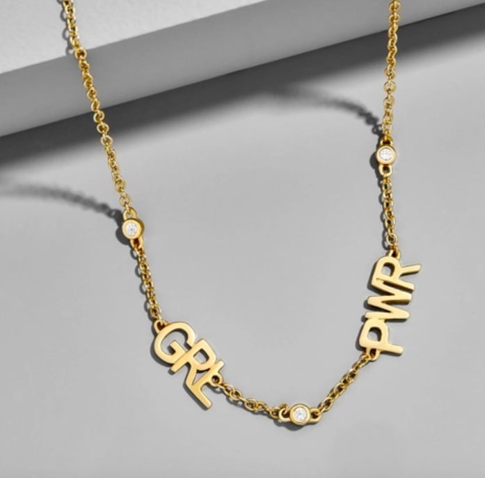 BaubleBar Girl Power Everyday Fine Necklace