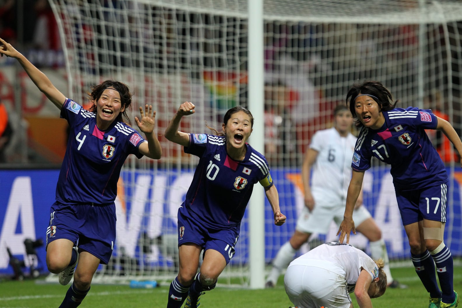 The intensity of the 2010 Women's World Cup matches