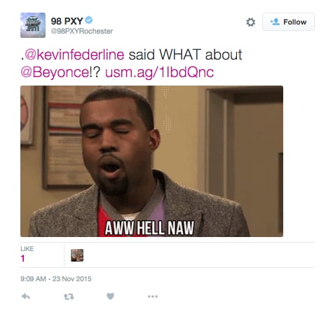 Kevin Federline Tweets About Beyonce 2015