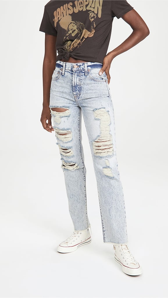 ALICE + OLIVIA JEANS Amazing High Rise Boyfriend Jeans