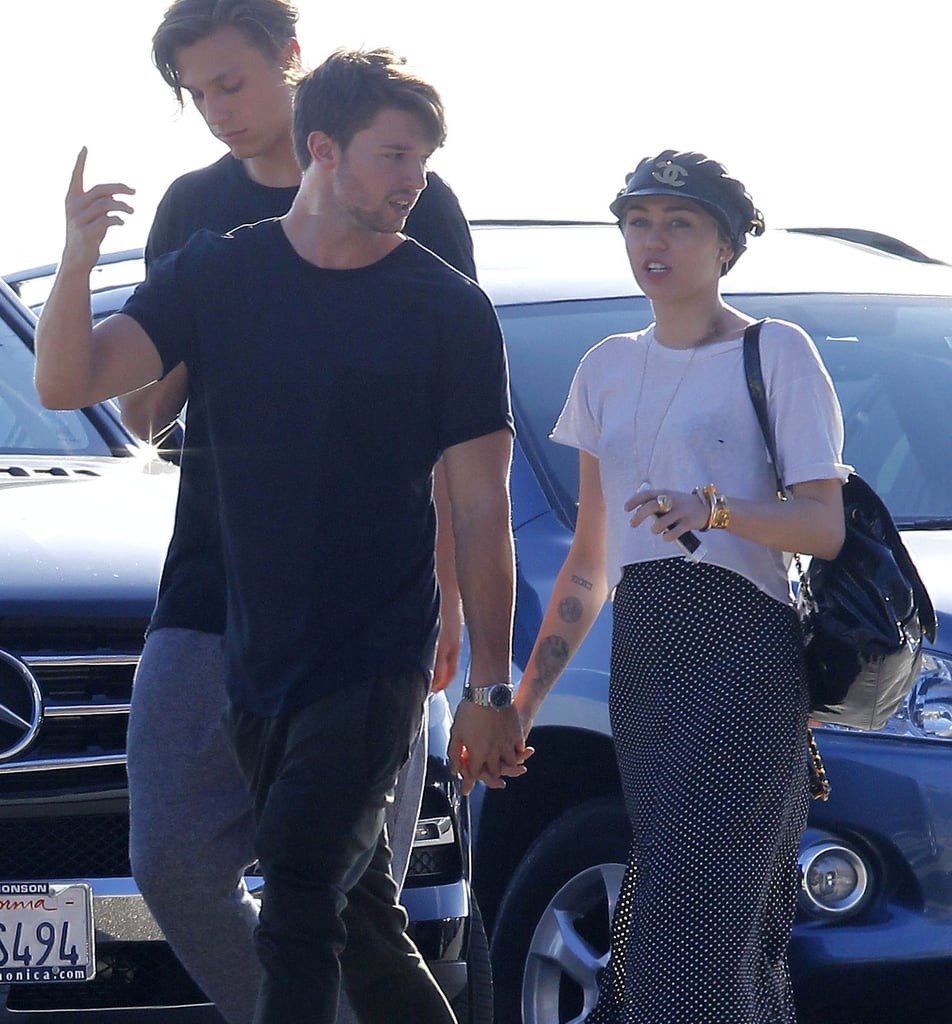 Miley Cyrus and Patrick Schwarzenegger Show PDA | Pictures