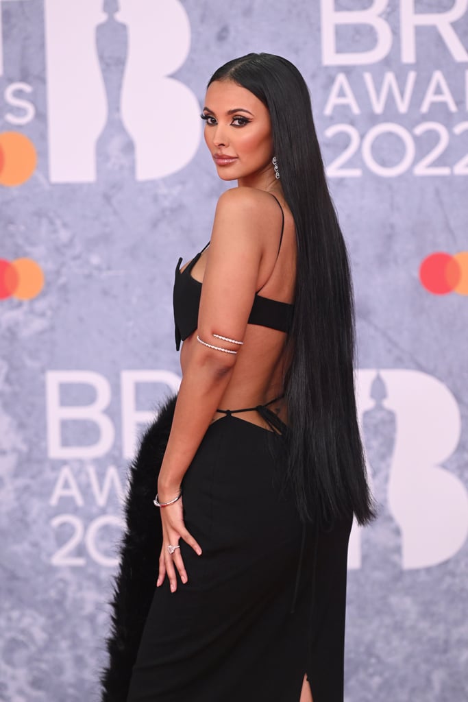 Maya Jama's Floating Eyeliner at the 2022 BRIT Awards