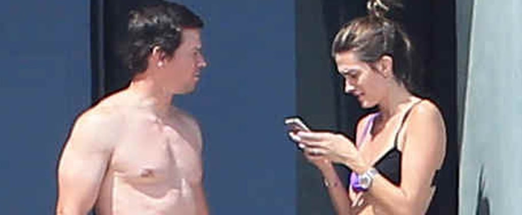 Mark Wahlberg PDA With His Wife