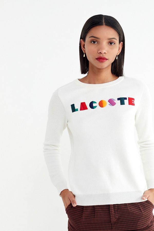 Lacoste Rainbow Logo Sweater | Best Rainbow Gifts | POPSUGAR Fashion ...
