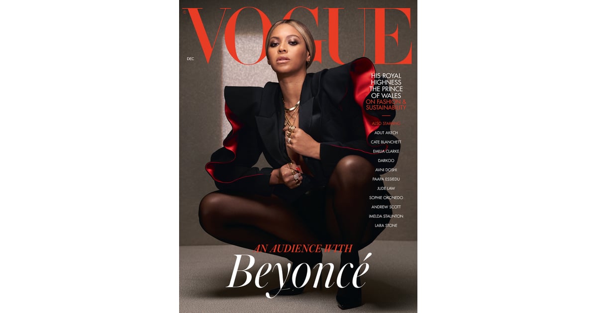 Beyonce Wearing Alexander Mcqueen On British Vogue S December 2020 Cover Beyonce Models Ivy Park In One Of Three British Vogue Covers Popsugar Fashion Uk Photo 3