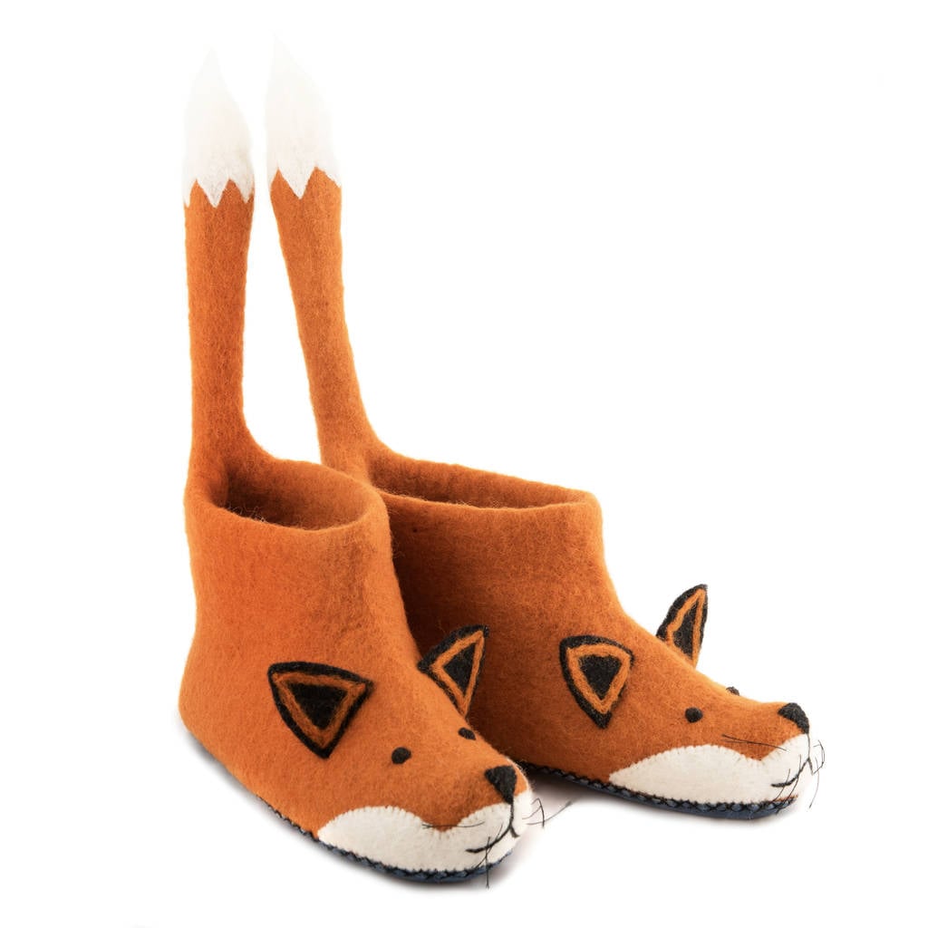 Sew Heart Felt Fox Slippers