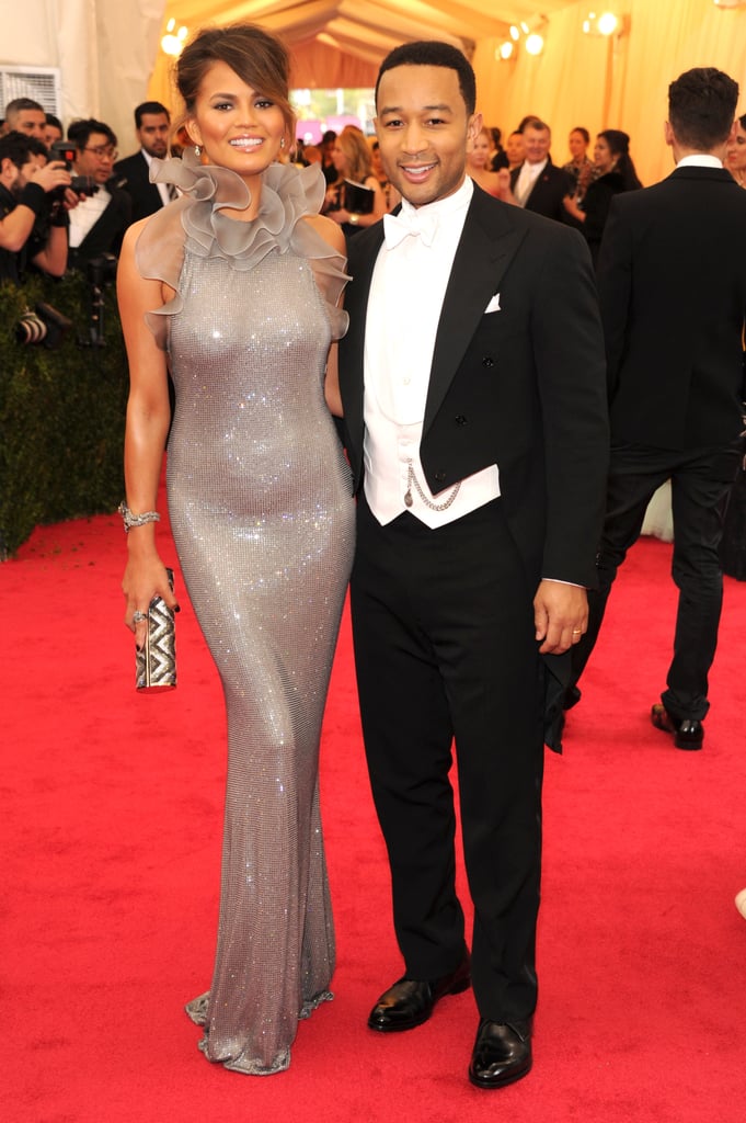 Chrissy Teigen and John Legend at the Met Gala 2014