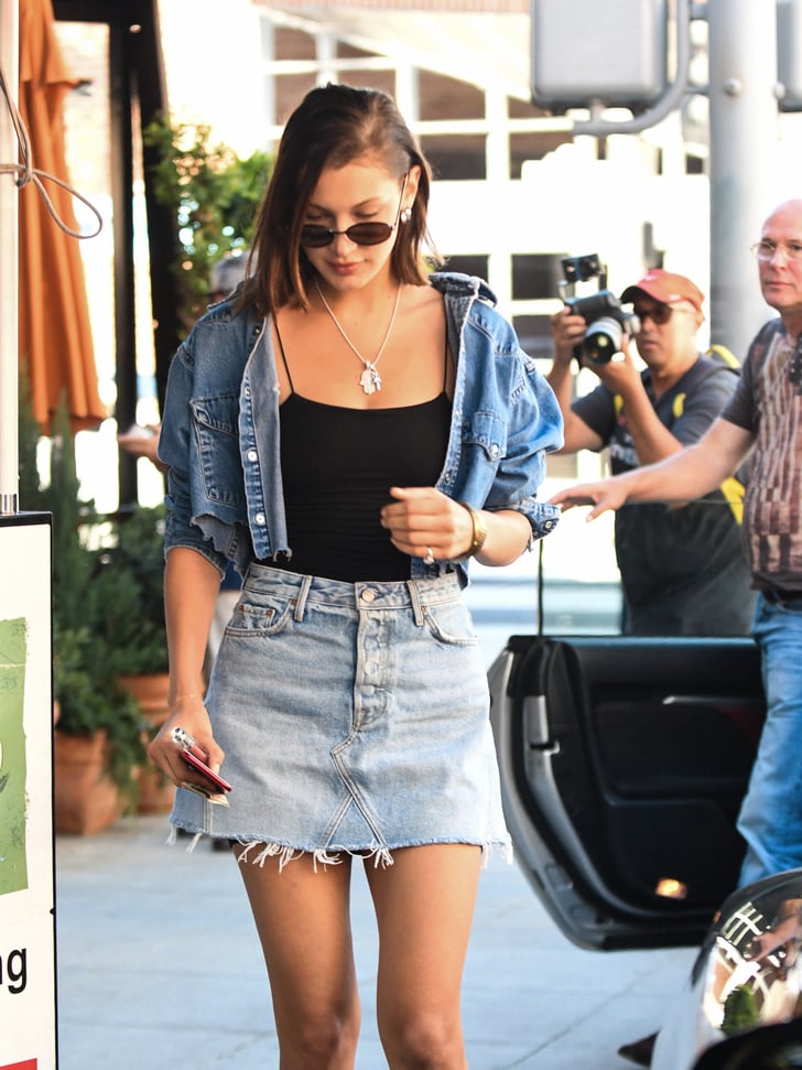 Bella Hadid Wearing Miniskirts