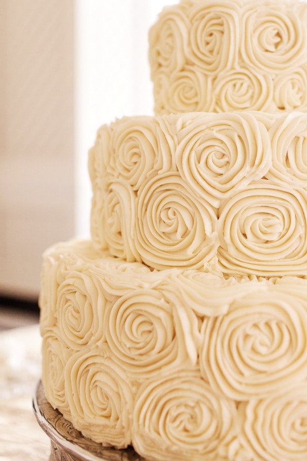 This gorgeous cake proves that piped roses are just as classic as the real deal.
Photo by Volatile Photography via Style Me Pretty This gorgeous cake proves that piped roses are just as classic as the real deal.
Photo by Volatile Photography via Style Me Pretty