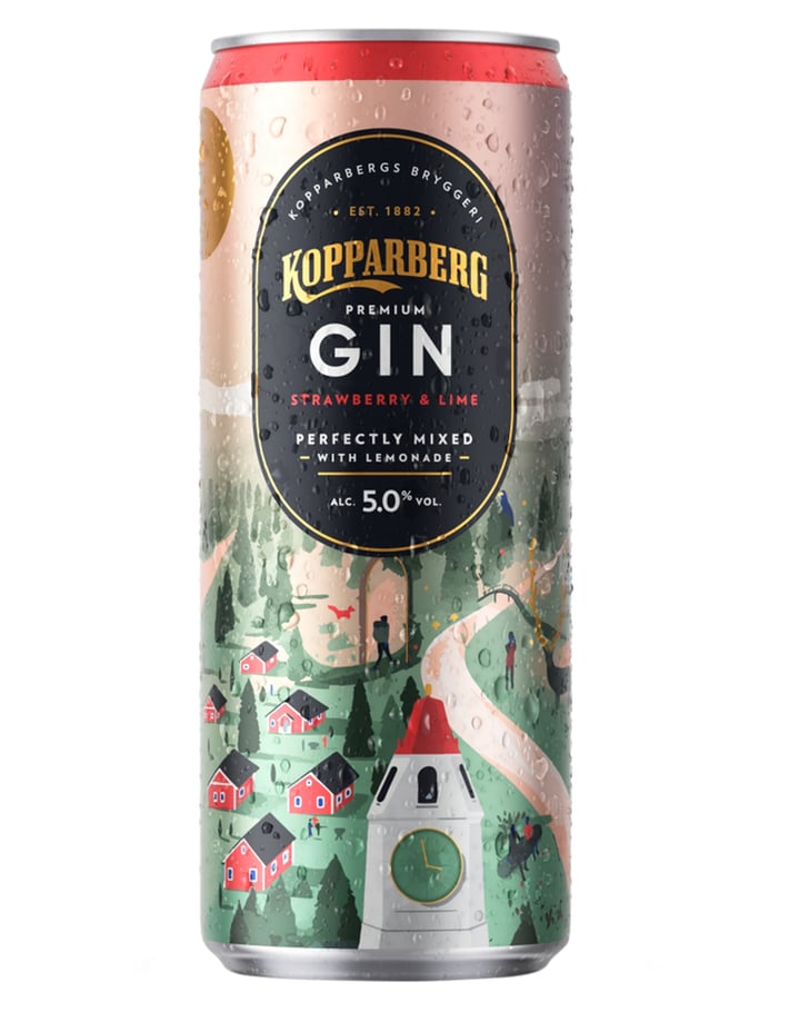 Kopparberg Strawberry & Lime Gin and Lemonade The Best Classic