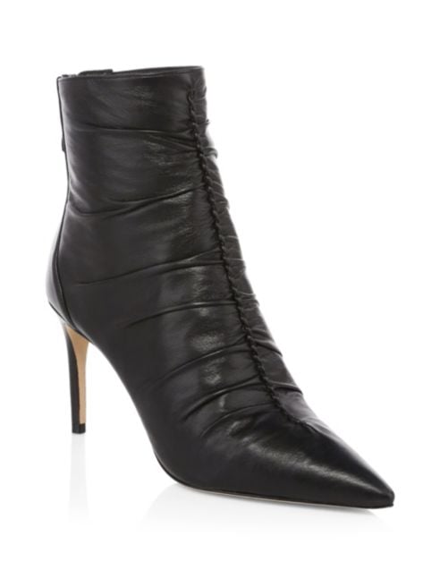 Alexandre Birman Susanna Leather Heeled Booties