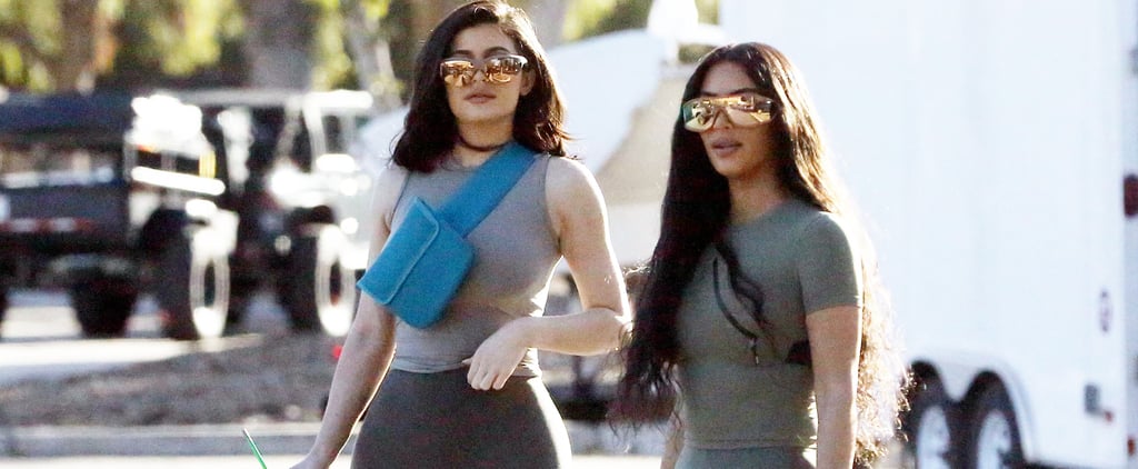 Kim Kardashian and Kylie Jenner Wearing Same Outfit 2018