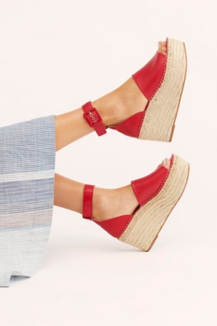 Coastal Platform Wedge Sandals