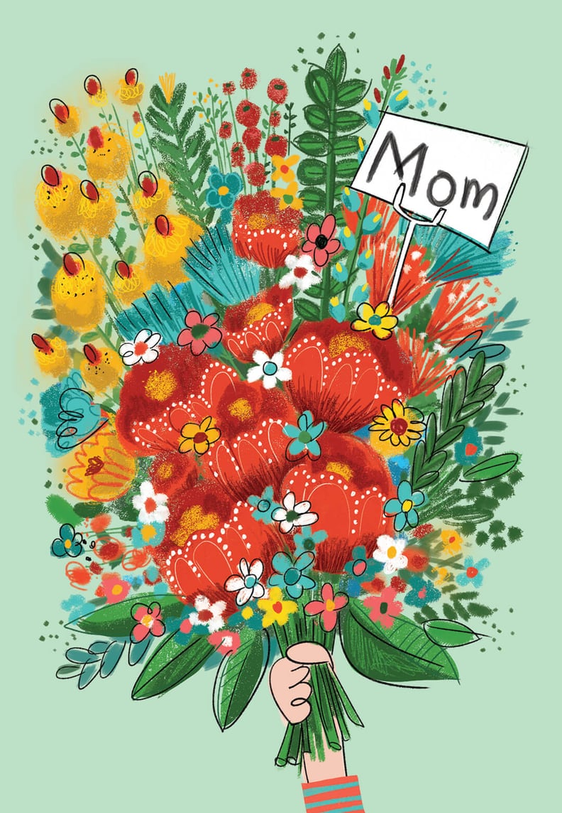 Bouquet Day Printable Mother's Day Card
