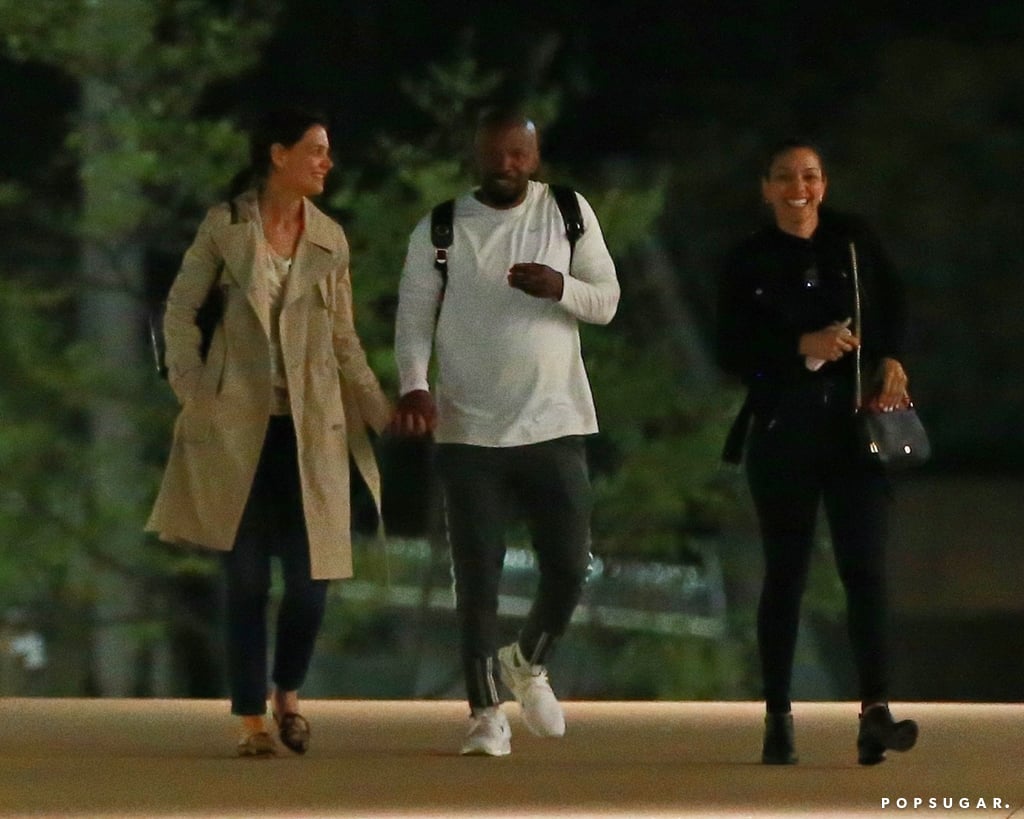 Katie Holmes With Corinne and Jamie Foxx in LA April 2019