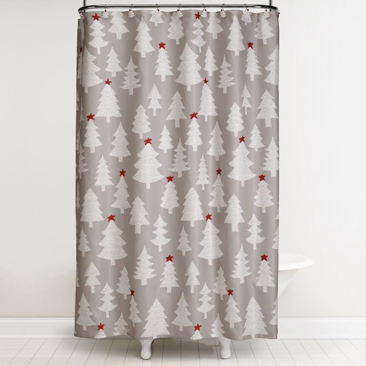 Winter Wonderland Shower Curtain and Hook Set