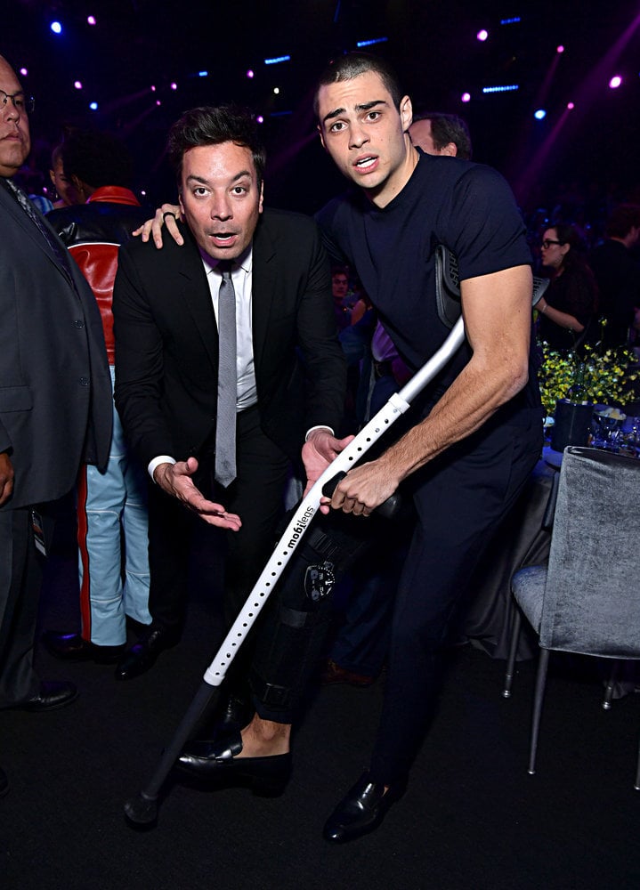 Jimmy Fallon and Noah Centineo at the 2019 People's Choice Awards
