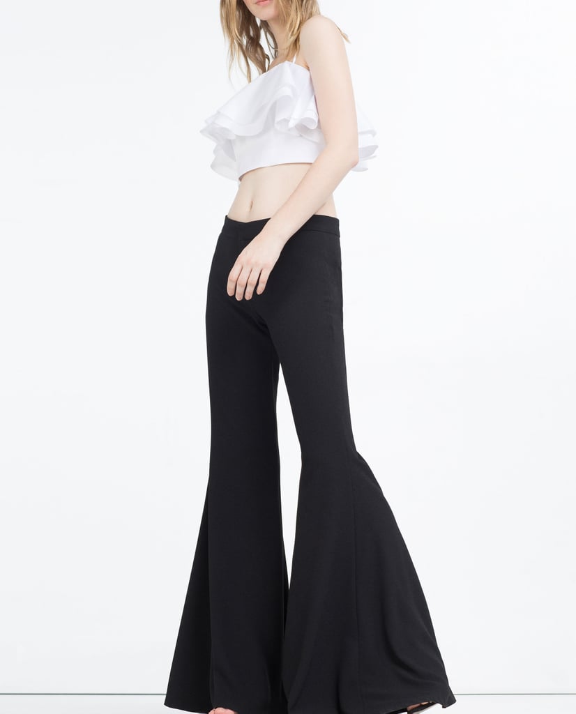 Zara Extra Flared Trousers 70  Dont Think Youre Set For Spring  Without These Zara Pieces  POPSUGAR Fashion Photo 7