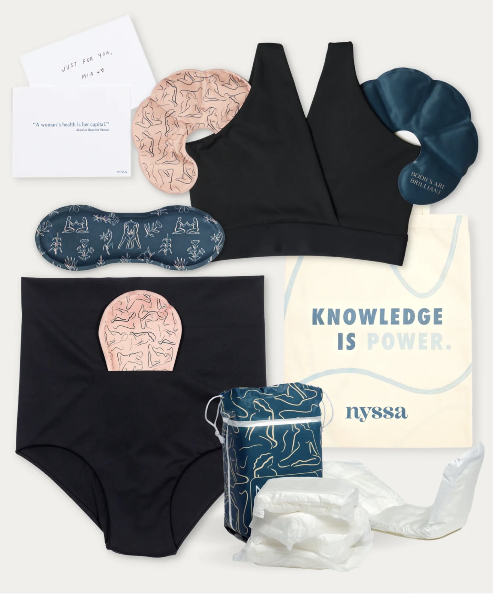 FourthWear Postpartum Underwear + Between Legs Ice/Heat Bundle – Nyssa
