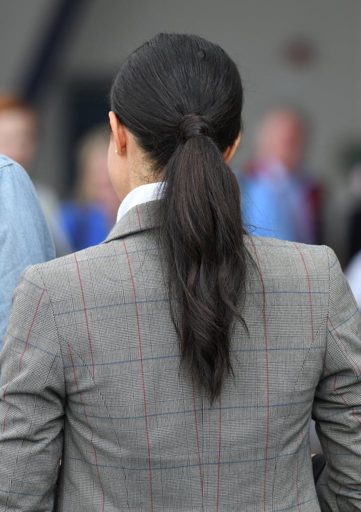 Meghan Markle Australia Royal Tour Ponytail October 2018