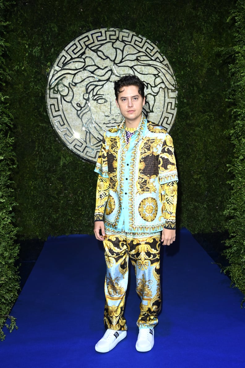 Cole Sprouse at the Versace by Fendi Show