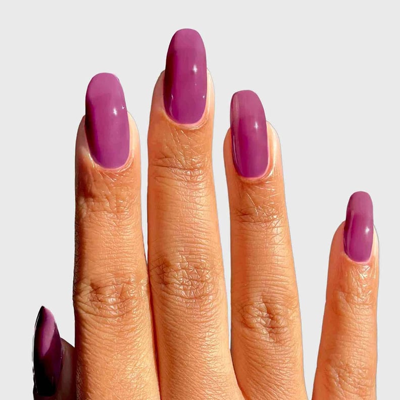 紫色果冻指甲:太阳马戏团(Cirque莓果冻颜色红色紫色果冻指甲油