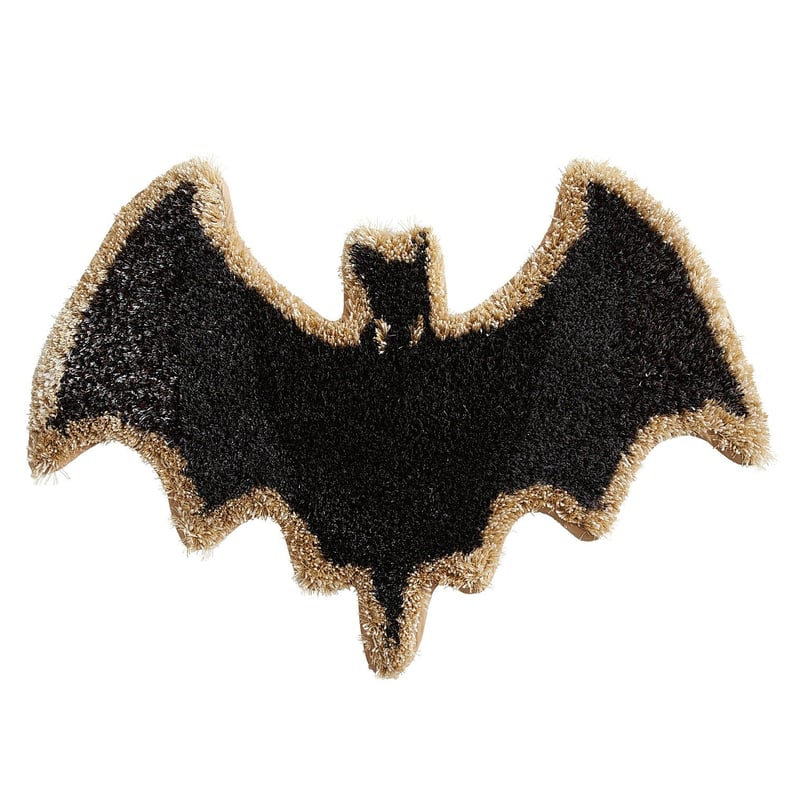 Bat-Shaped Shag Rug