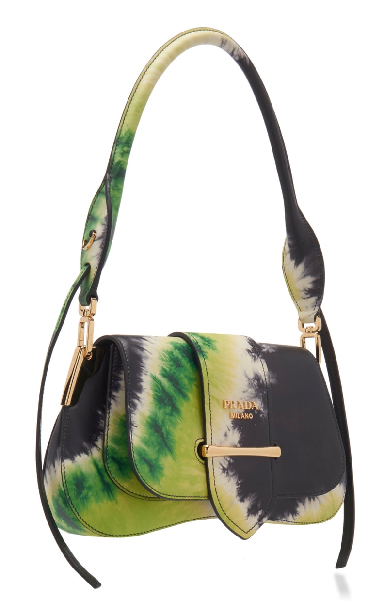 Prada Pattina Tie-Dye Leather Shoulder Bag