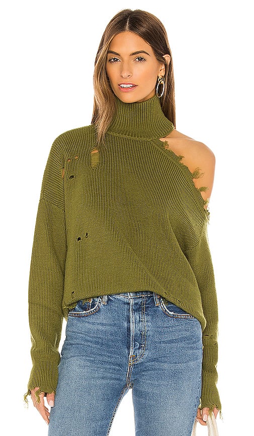 Lovers + Friends Arlington Sweater in Green