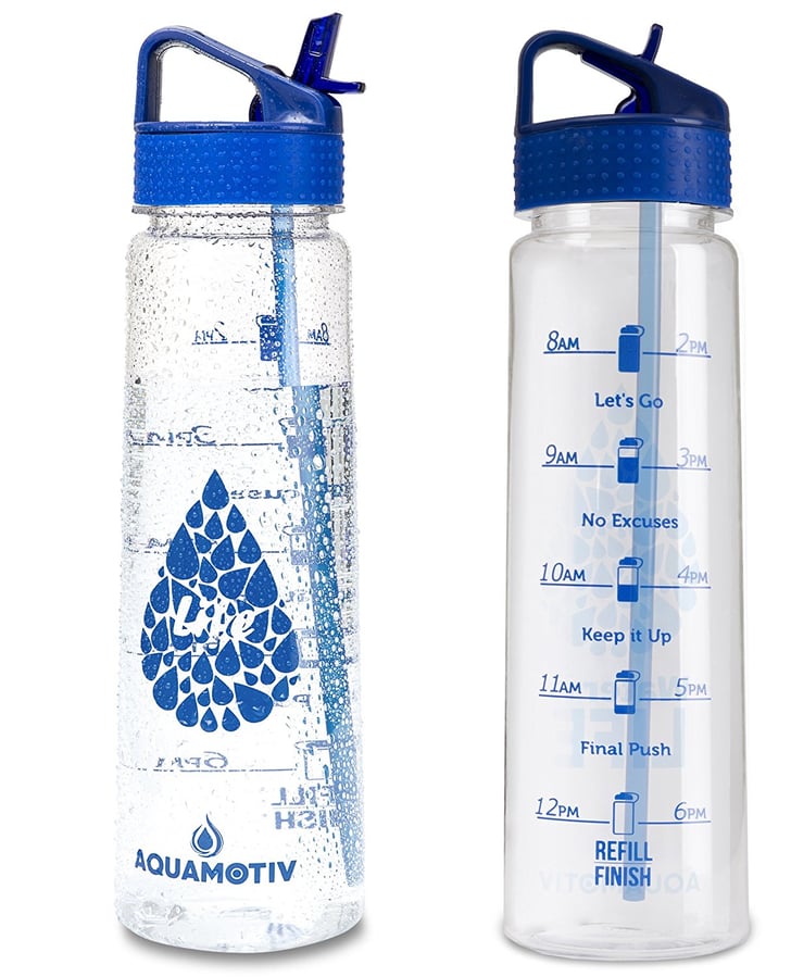 Aquamotiv Inspirational Fitness Water Bottle TimeIncrement Water