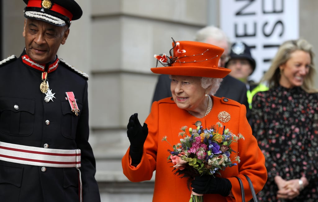 Queen Elizabeth II's Orange Outfit March 2019