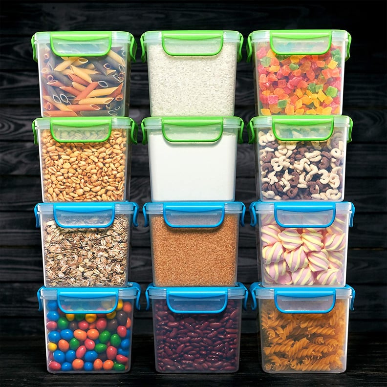 12 Airtight Food Storage Containers