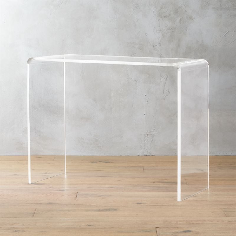 Peekaboo Acrylic Console Table