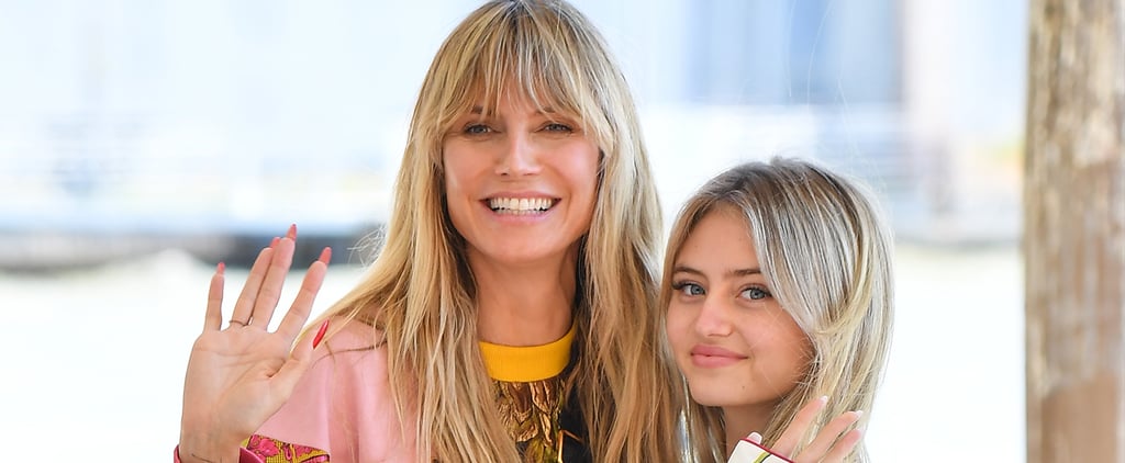 Heidi Klum's Daughter Wears Her Mom's Black Dress to Prom