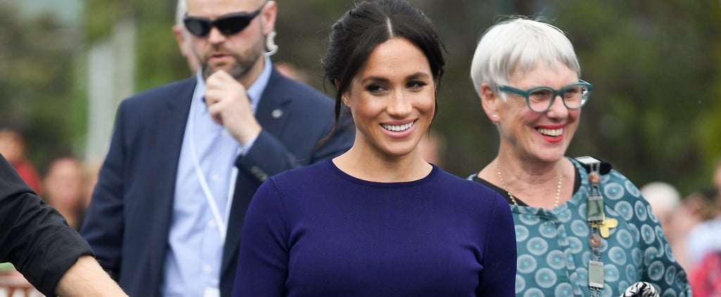 Meghan Markle Givenchy Pleated Skirt in New Zealand 2018